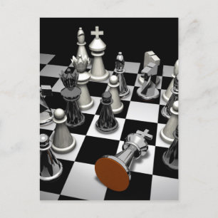 Carte Postale Puzzle d'échecs