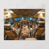 Puzzle Jigsaw dans le cockpit du Jet commercial