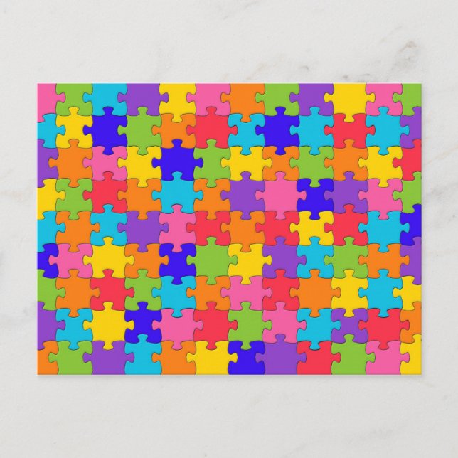 Carte Postale Puzzle Puzzle Puzzle Puzzle (Devant)