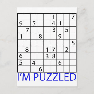Carte Postale Puzzle Sudoku
