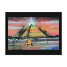 Carte postale Pyramide.