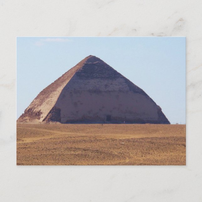 Carte Postale Pyramide ancienne bente égyptienne - Dahshur (Devant)