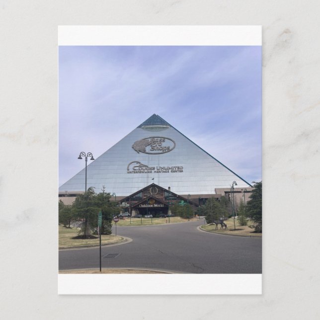 Carte Postale Pyramide Bass Pro Shops Memphis Tennessee  (Devant)