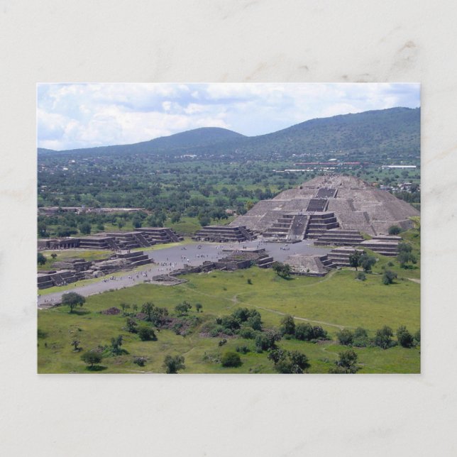 Carte Postale Pyramide De La Lune, Teotihuacán, Me (Devant)