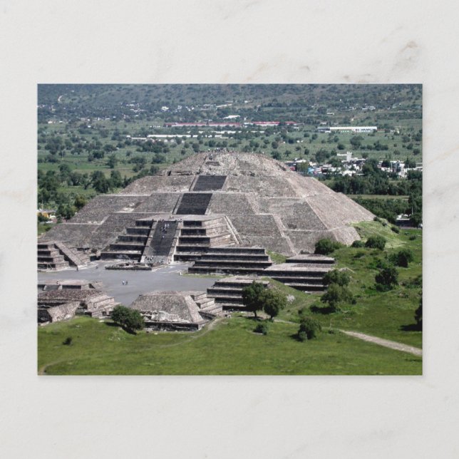 Carte Postale Pyramide de la lune, Teotihuacan, Mexique (Devant)
