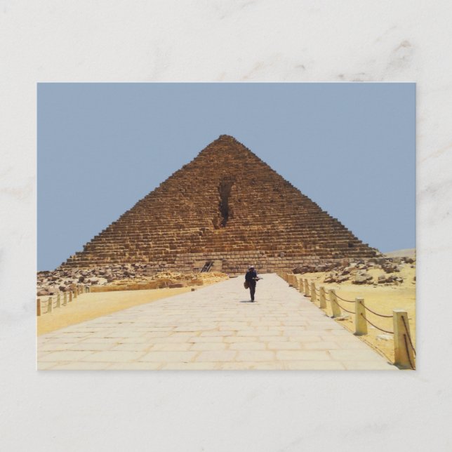 Carte Postale Pyramide de Menkaure sur le plateau de Gizeh (Devant)