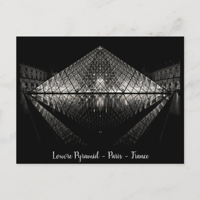Carte Postale Pyramide du Louvre, Paris, France (Devant)