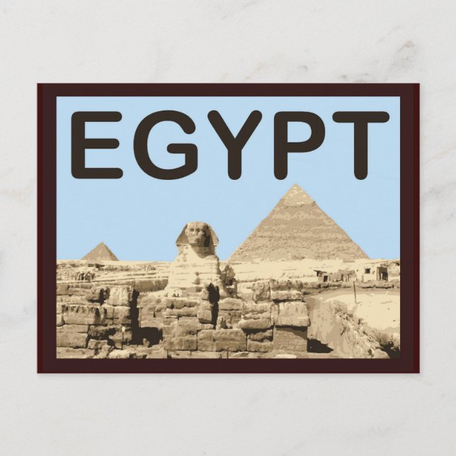 Carte Postale Pyramide égyptienne de Khafre (Devant)