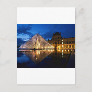 Carte Postale Pyramide en Musée du Louvre, Paris, France