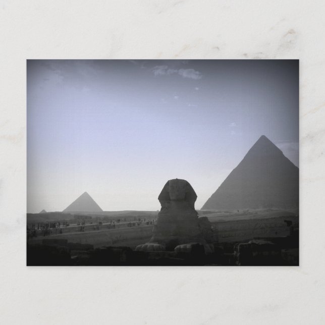 Carte Postale Pyramide et Sphinx (Devant)