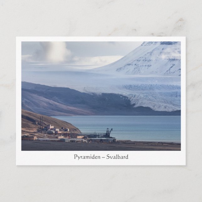 Carte Postale Pyramiden Svalbard (Devant)