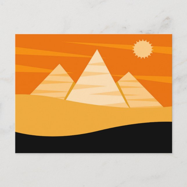 Carte Postale Pyramides (Devant)