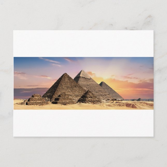 Carte Postale pyramides (Devant)
