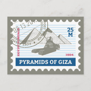 Carte Postale Pyramides de Gizeh