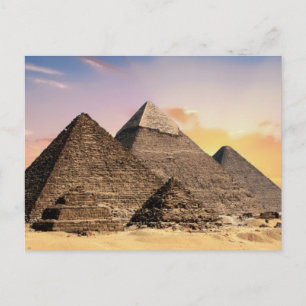 Carte Postale Pyramides De Gizeh Voyage Egypte Photo