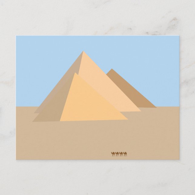 Carte Postale Pyramides d'Égypte (Devant)
