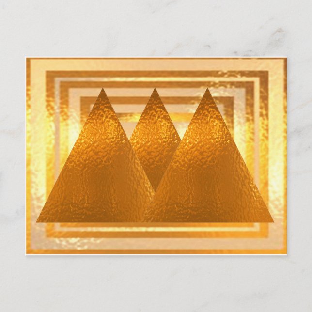 CARTE POSTALE PYRAMIDES D'OR (Devant)