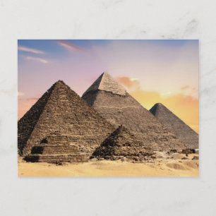 Carte Postale Pyramides égyptiennes antiques