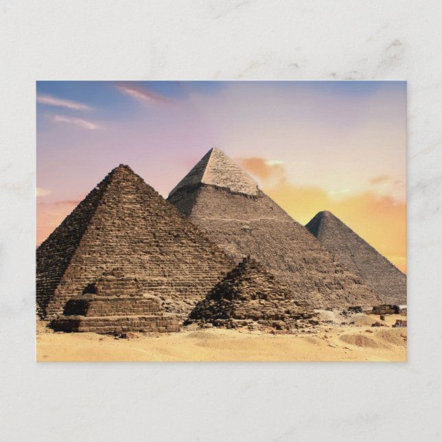 Carte Postale Pyramides égyptiennes antiques (Devant)