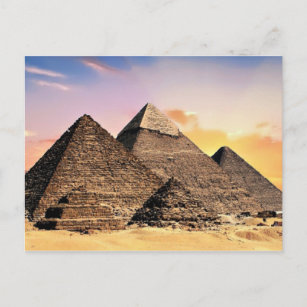 Carte Postale Pyramides égyptiennes photo du paysage