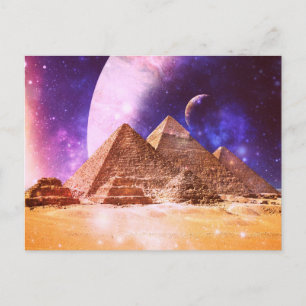 Carte Postale Pyramides spatiales