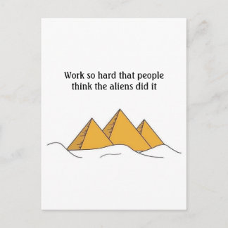 Carte Postale Pyramides Sphinx Egypte ancienne Khufu Pharoah