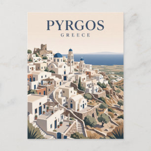 Carte Postale Pyrgos Grèce