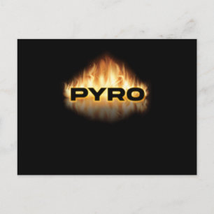 Carte Postale Pyro Firework Firecracker Pyrotechnicien Fun Cadea