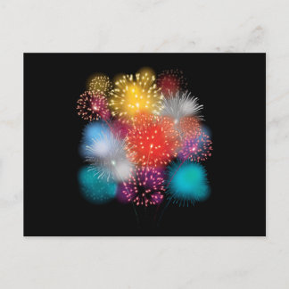 Carte Postale Pyrotechnicien Pyrotech Feux d'Artifice Cadeau Nou