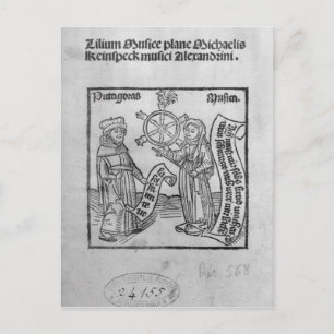 Carte Postale Pythagore et Musique