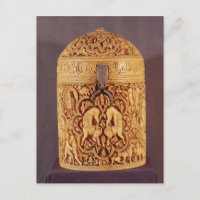 Pyx avec un relief représentant les plaisirs