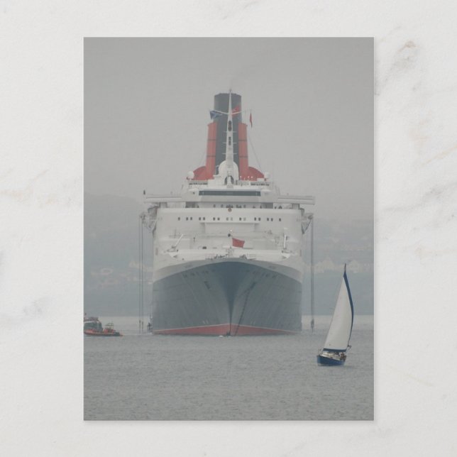 Carte Postale QE2 sur le fleuve Forth (Devant)