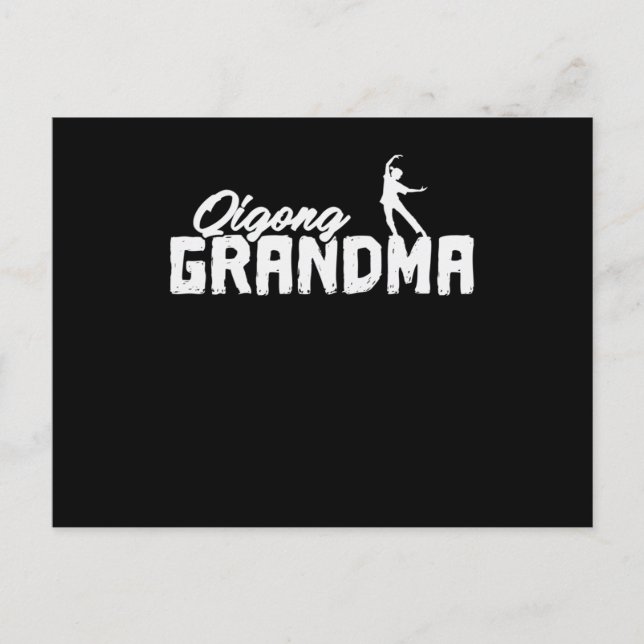 Carte Postale Qigong Grandma Méditation Qi (Devant)