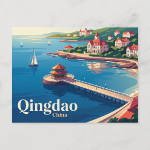 Carte Postale Qingdao, Chine