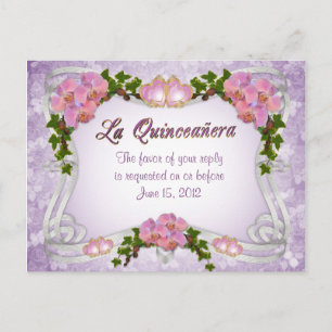 Carte postale Qiuneanera de RSVP