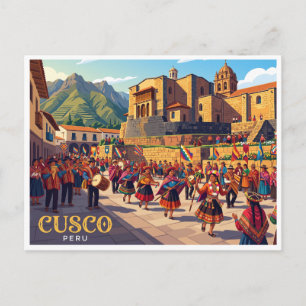 Carte Postale Qorikancha, Cusco Pérou