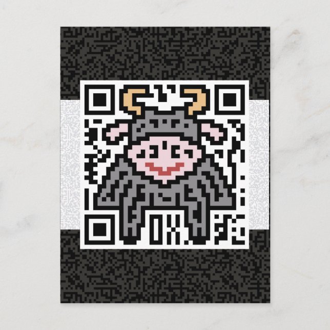 Carte Postale QR Code de l'Ox (Devant)