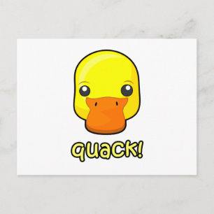 Carte Postale Quack ! Canard