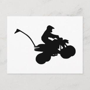 Carte Postale Quad - VTT