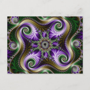 Carte postale "Quadra" fragile