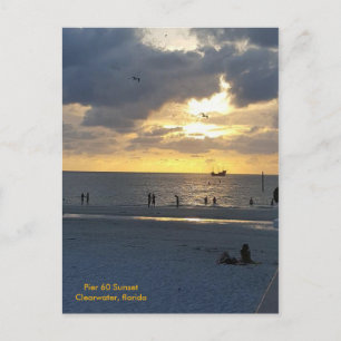 Carte Postale Quai 60 au coucher du soleil