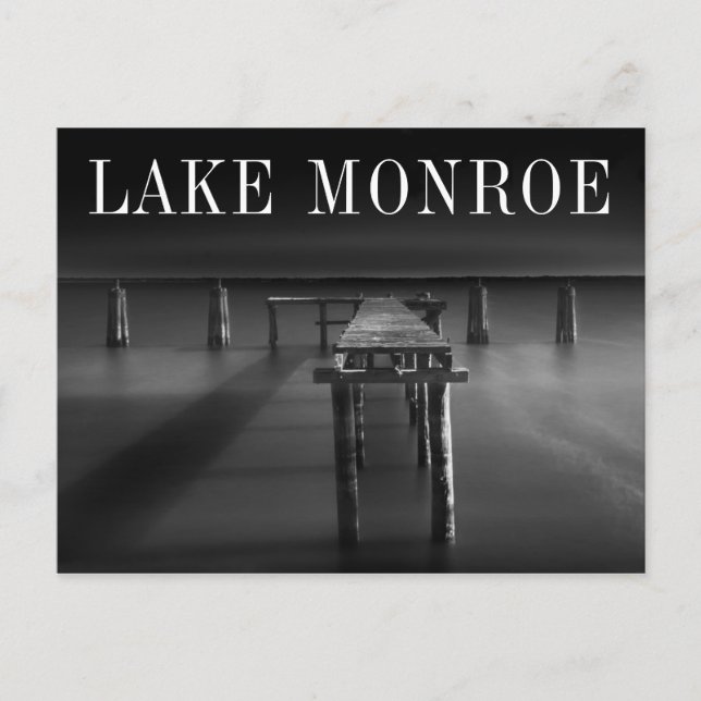 Carte Postale Quai Abandonné Au Lac Monroe (Devant)