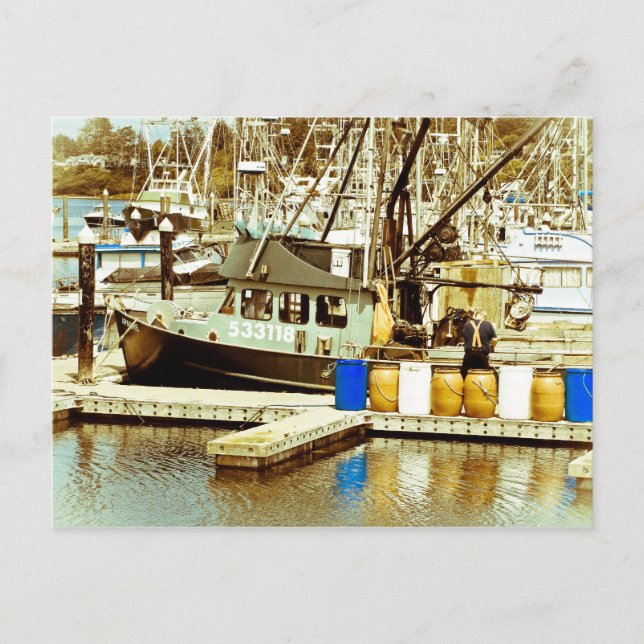 Carte Postale Quai De La Baie (Devant)