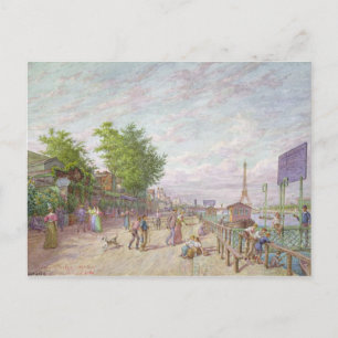 Carte Postale Quai du Point du Jour, Boulogne Billancourt, 1897