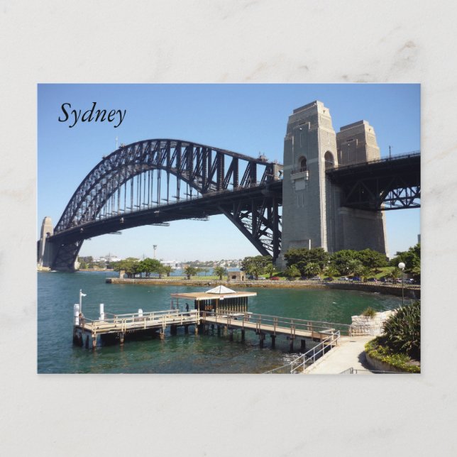 Carte Postale quai du port de sydney (Devant)