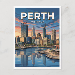 Carte Postale Quai Elizabeth à Perth en Australie