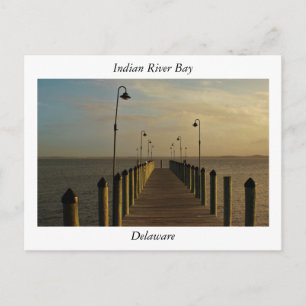 Carte Postale Quai le long de Indian River Bay