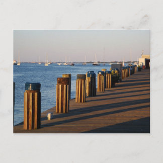 Carte Postale Quai, port de Nantucket