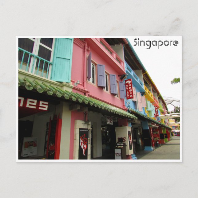 Carte Postale quai singapour (Devant)