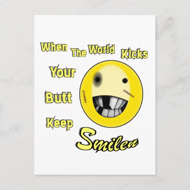 Carte Postale Quand le monde (Devant)